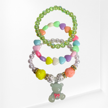 Load image into Gallery viewer, Kids Teddy Bear Bracelet Set
