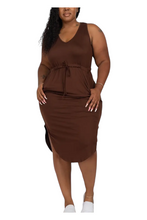 Load image into Gallery viewer, Meet Me There Dress- Chocolate
