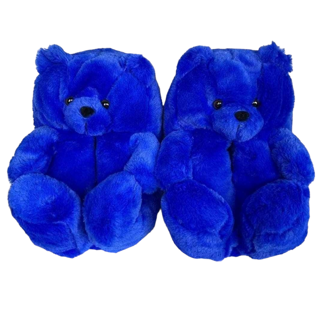 Cuddly Bear Slips- Blue