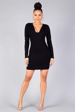 Load image into Gallery viewer, Night On The Town Dress-Black
