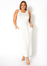 Load image into Gallery viewer, Out and About Maxi Dress- White
